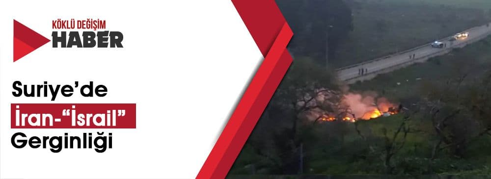 Suriye’de ‘İsrail’ Uçağı Düşürüldü