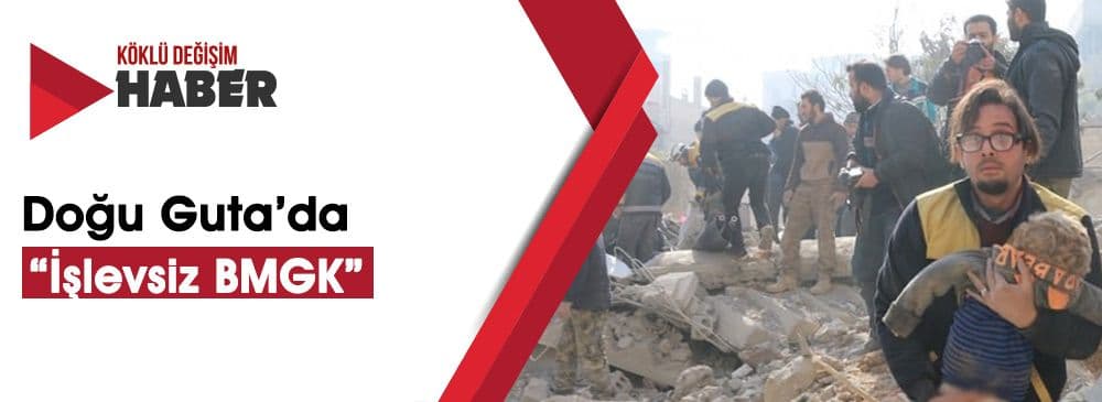 Esed‘den Doğu Guta’ya “Klor Gazlı” Kimyasal Saldırı