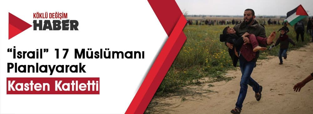 “İsrail” Sivillere Gerçek Mermilerle Saldırdı