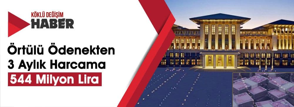 Örtülü Ödenekten Harcama Bir Önceki Aya Göre ‘Yüzde 22’ Arttı