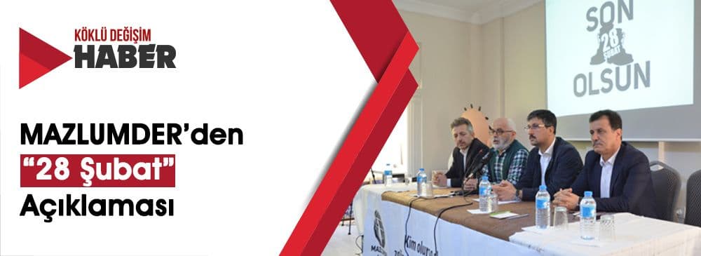 MAZLUMDER ‘İstanbul ve Ankara’da Basın Açıklaması Düzenledi