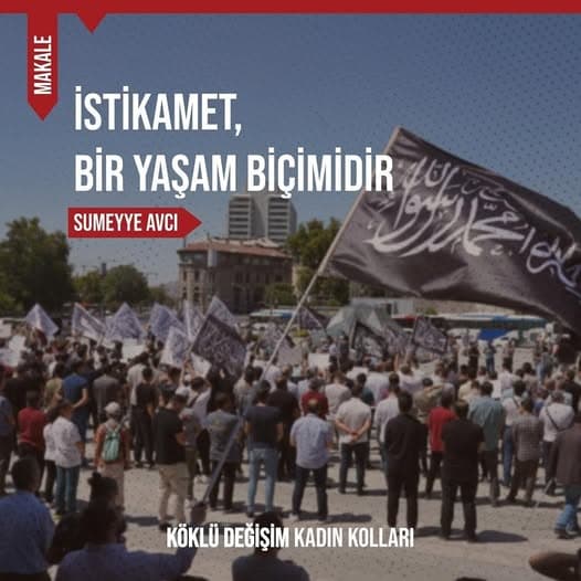 İstikamet, Bir Yaşam Biçimidir