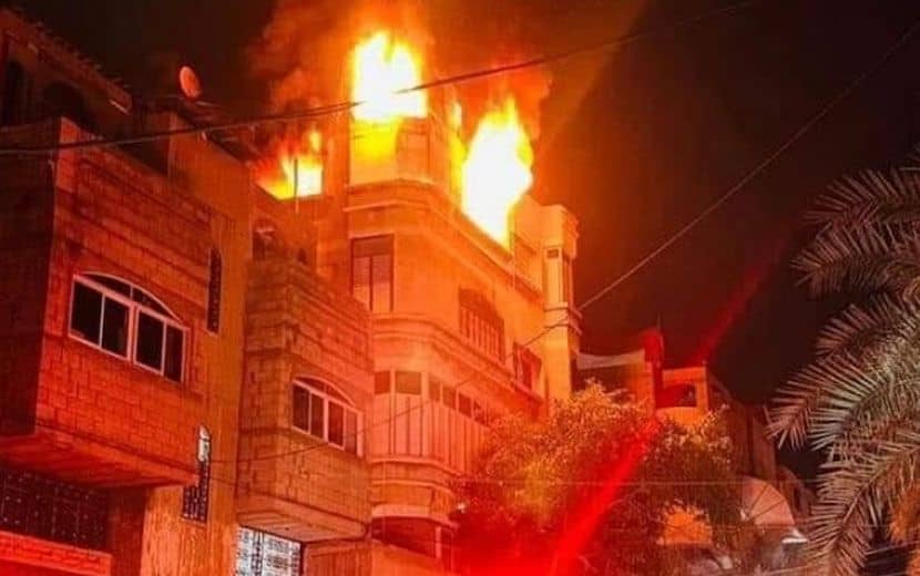 Filistin’de Yangın Faciası: Gazze’deki Yangında 21 Kişi Hayatını Kaybetti