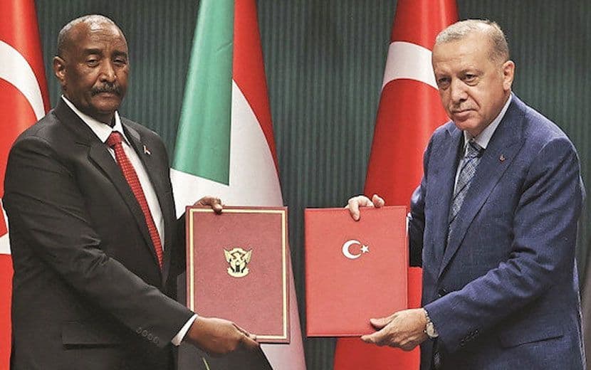 Erdoğan, Sudan Lideri Orgeneral Burhan İle Görüştü