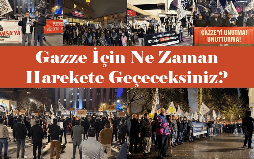 Köklü Değişim, Türkiye Çapında Gazze İçin Meydanlarda