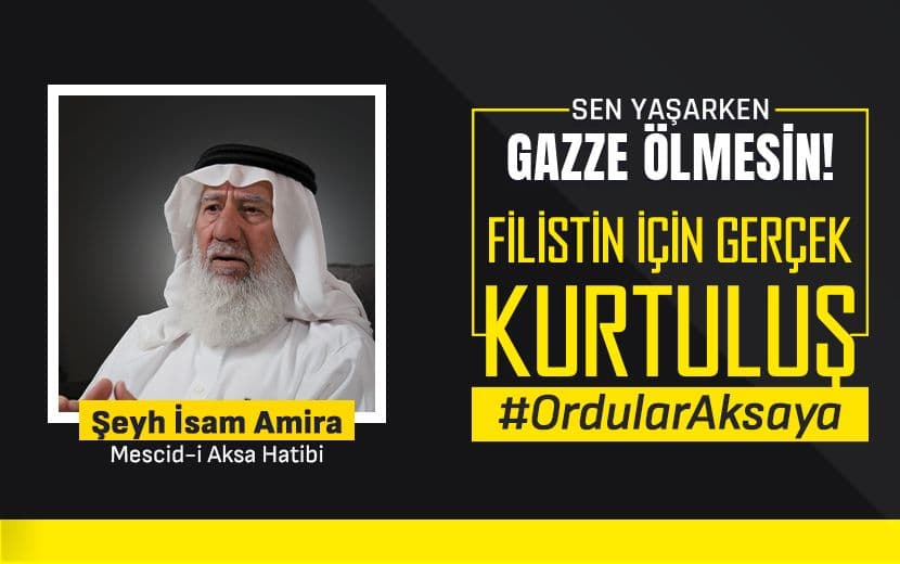 Şeyh İsam Amira "Aksa Tufanı Müslümanların Ordularına Apaçık Bir Mesaj Verdi"