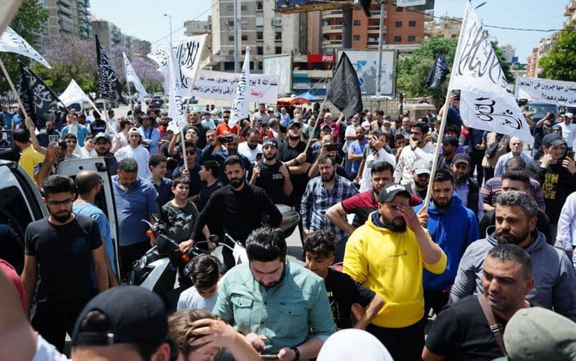 Hizb-ut Tahrir’den, Lübnan'da Muhacir Düşmanlığına Karşı Büyük Yürüyüş