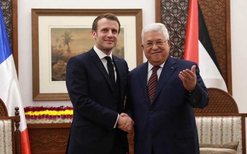 Macron, ABD Eksenli Abbas’la Görüştü: “Filistin Devleti’ni Tanıyacağız”