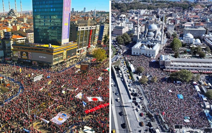 Türkiye, Gazzeli Müslümanlar İçin Ayakta