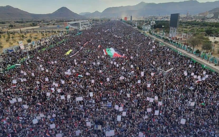 Yemen Halkı Yine Gazze İçin Ayakta