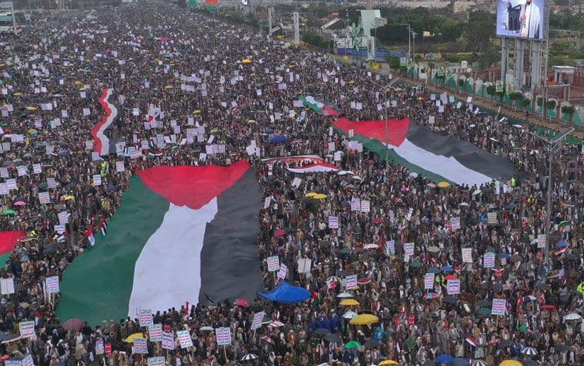 Yemen’de Gazze’ye Destek, ABD'ye Lanet