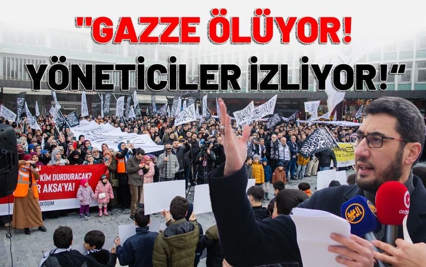 Köklü Değişim, Yine Meydanlarda: “Gazze Ölüyor! Yöneticiler İzliyor!”