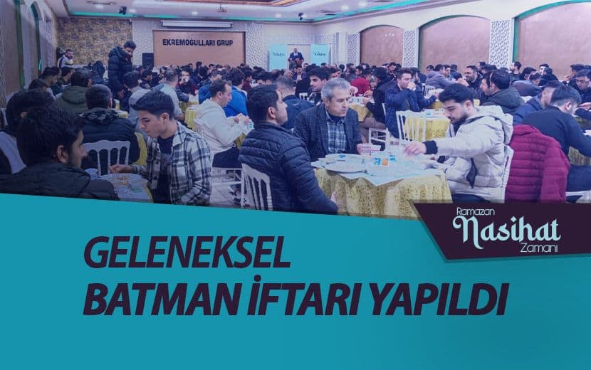 Köklü Değişim, Batman’da Geleneksel İftar Programını Gerçekleştirdi