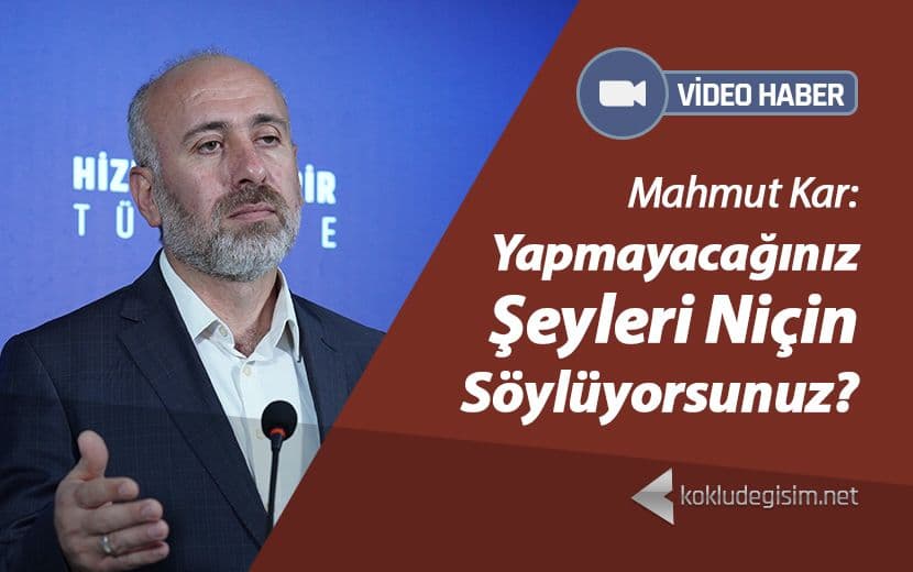 Yapmayacağınız Şeyleri Niçin Söylüyorsunuz?